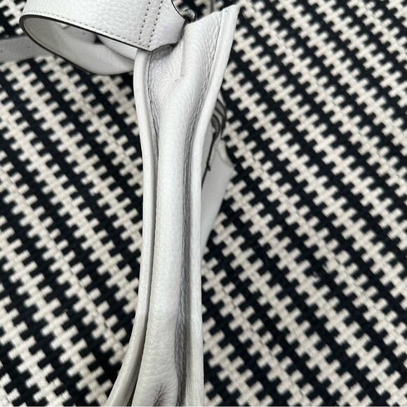 Rebecca Minkoff Unlined Whipstitch Pebble Leather Crossbody Bag. - Picture 7 of 11